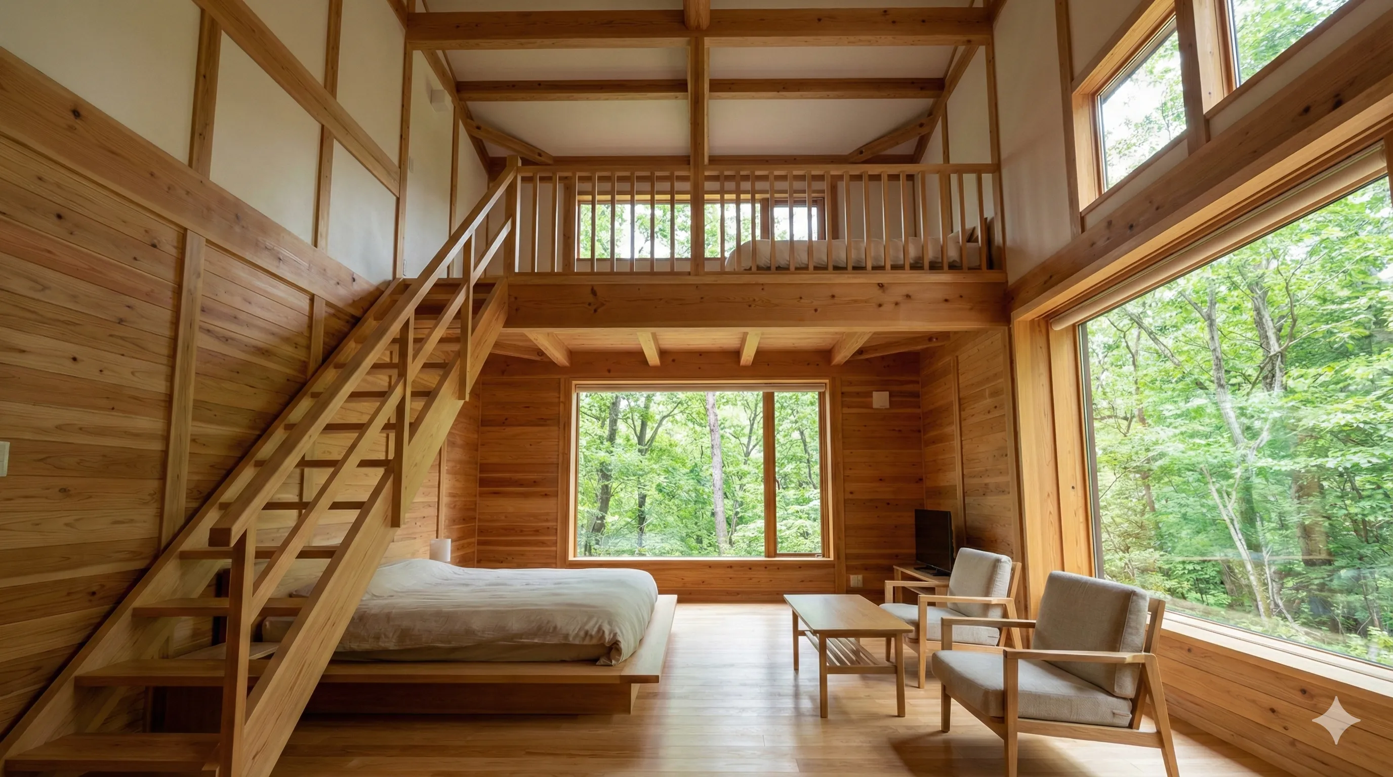 ロフト付きメゾネット